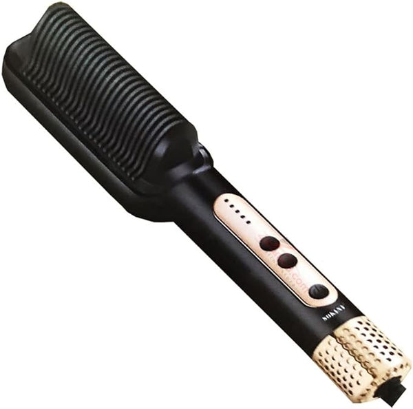 Sokany Hair Straightening Brush, Black, 3000.0, 3000.0 Watt, SK 1008