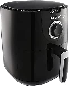 Sokany Air Fryer, 5 Liter - Black, 5 Liter, 1500 Watt A-F 002