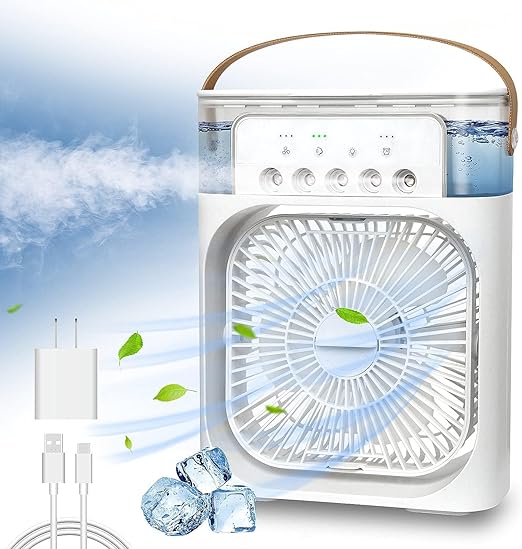 Mini Air Conditioners, Portable Air Cooler, 700ml Evaporative Air Cooler