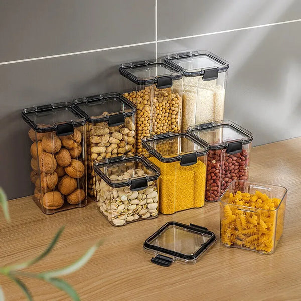 3 pc Clear Food Storage Box, Food Storage Container with Lid