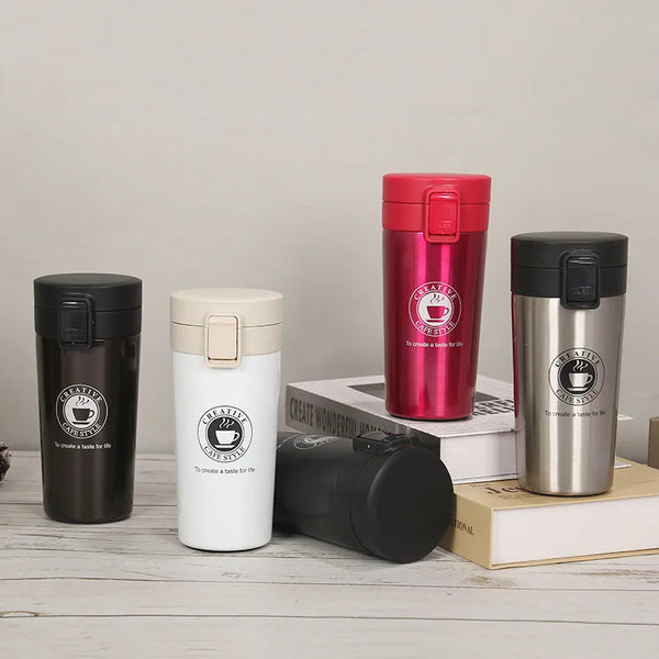 380M Stainless steel thermal coffee mug for storing hot water and drinks
