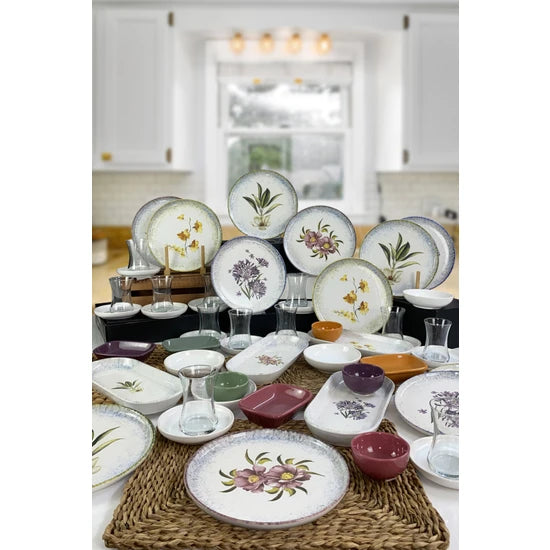 Keramika Shizen Mix Tetra Dinner Set 24 Pieces for 6 People