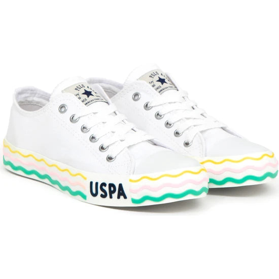 U.S. Polo Assn. Women's White Shoes 50288903-VR013