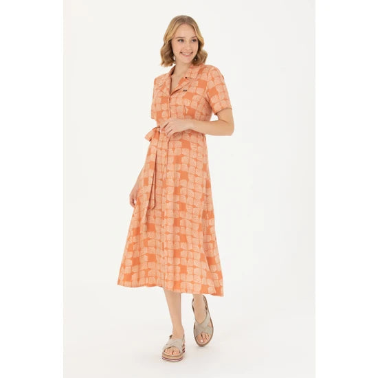 U.S. Polo Assn. Women's Tile Woven Dress 50262582-VR031